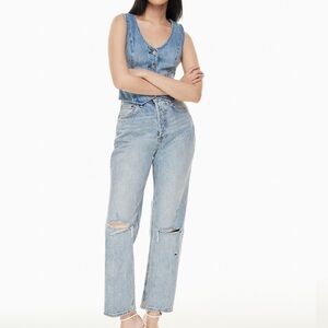 Aritzia Denim Forum Joni High Rise Loose 29L